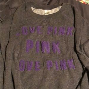 Grey PINK sweatshirt
